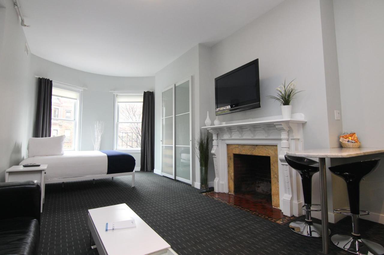 Stylish Newbury Street Studio, #4 Boston Exteriör bild